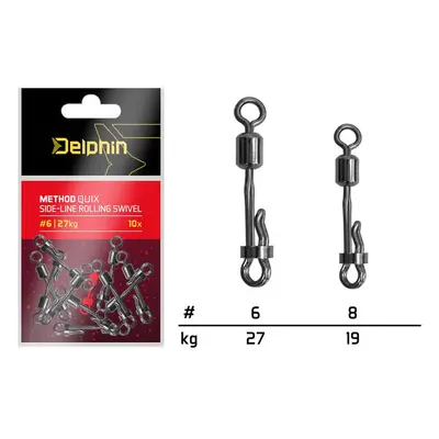 Delphin obratlík rychloobratlík s pojistkou method quix 10 ks - velikost 8 nosnost 19 kg