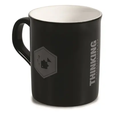 Thinking anglers hrneček gloss black mug