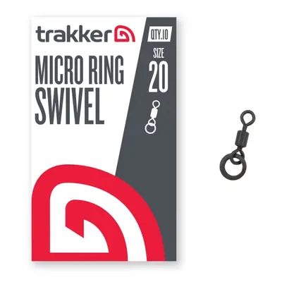 Trakker obratlík s kroužkem micro ring swivel velikost 20 10 ks