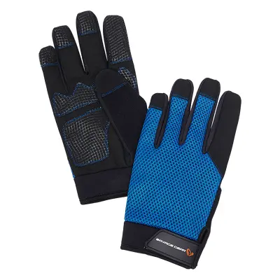 Savage gear rukavice aqua mesh glove sea blue - xl