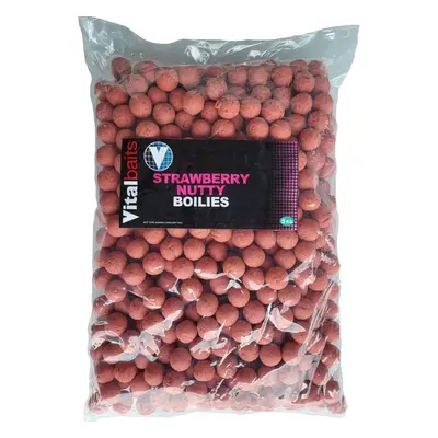 Vitalbaits boilies strawberry nutty - 5 kg 20 mm