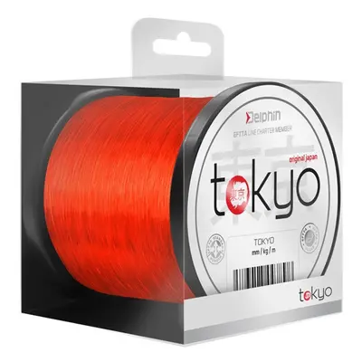 Delphin vlasec tokyo oranžový-průměr 0,286 mm / nosnost 14 lb / návin 300 m