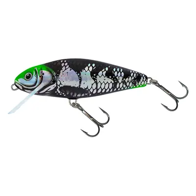 Salmo wobler perch floating holo dark green head - 8 cm