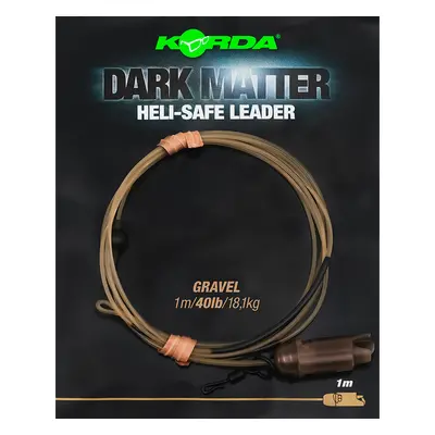 Korda koncová montáž dark matter leader heli safe 18,1 kg 1 m - gravel