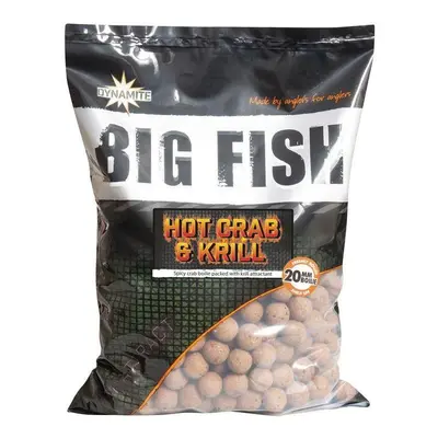 Dynamite baits boilies big fish hot crab krill - 1,8 kg 20 mm