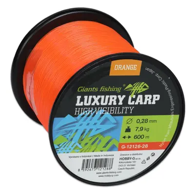 Giants fishing vlasec luxury carp high visibility orange - průměr 0,30 mm / nosnost 9,3 kg / náv