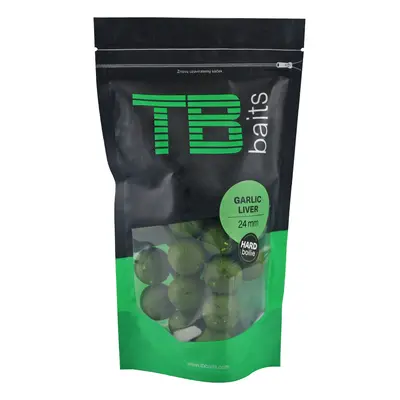 Tb baits hard boilie garlic liver - 250 g 28 mm