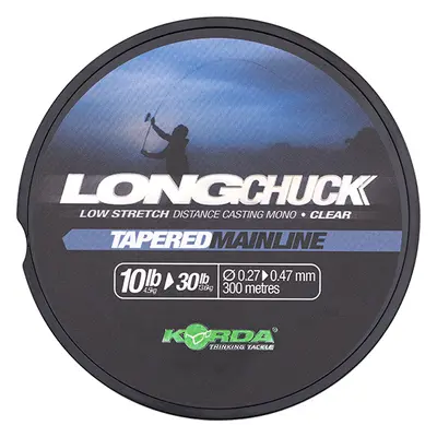 Korda vlasec longchuck tapered mainline clear 300 m - 0,27-0,47 mm 10-30 lb