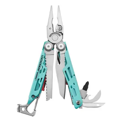 Leatherman kleště signal aqua stainless