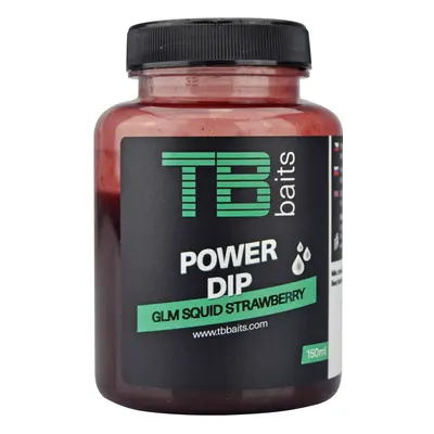 Tb baits power dip glm squid strawberry 150 ml