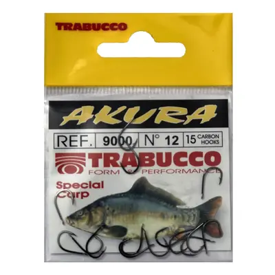 Trabucco háčky akura 9000 15 ks-velikost 1/0