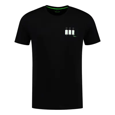 Korda tričko le bobbin tee black - xl