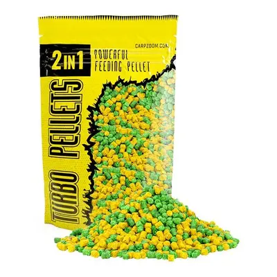 Carp zoom pelety turbo pellets 2v1 3 mm 500 g - ananas banán