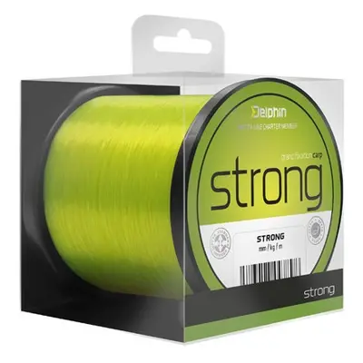 Delphin vlasec strong carp fluo žlutá 600 m-průměr 0,32 mm / nosnost 19,4 lb