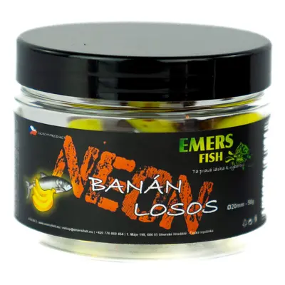 Emersfish boilie neonky banán losos 50 g - 24 mm