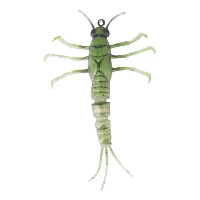 Savage gear gumová nástraha 3d tpe mayfly nymph green - 5 cm 2,5 g