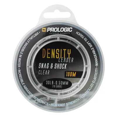 Prologic šokový vlasec density snag shock leader clear 100 m - 0,50 mm 13,6 kg