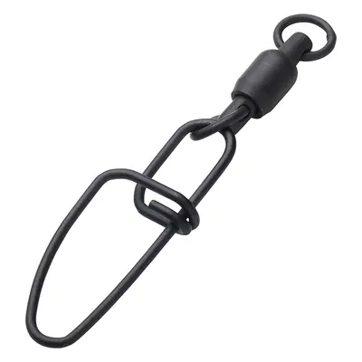 Madcat karabinka s obratlíkem stainless bb swivels w crossl snap black 3 ks - 2 75 kg