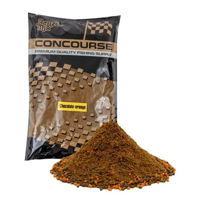 Benzar mix krmítková směs s peletkami concourse method 800 g - chocolate orange