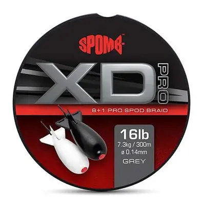 Spomb splétaná šňůra xd pro braid grey 0,14 mm 300 m