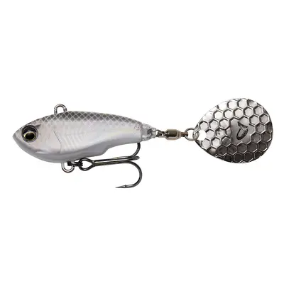 Savage gear fat tail spin sinking white silver - 5,5 cm 9 g