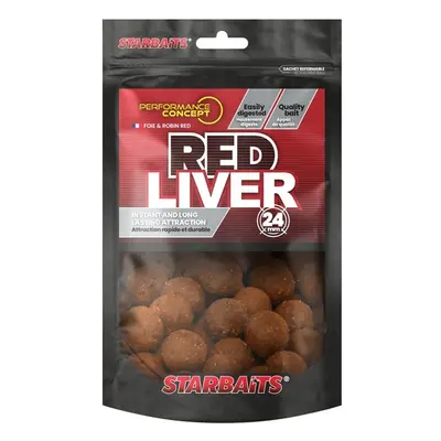 Starbaits boilie red liver - 200 g 24 mm