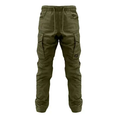 Kumu lehké kalhoty utility cargos khaki - xxl