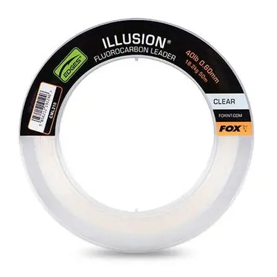 Fox fluorocarbon edges illusion leader naturals clear 50 m - 0,60 mm 18,2 kg