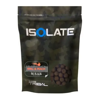 Shimano boilie isolate krill peach 1 kg - 20 mm