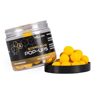 Nash plovoucí boilie pop ups scopex squid yellow 75 g - 12 mm