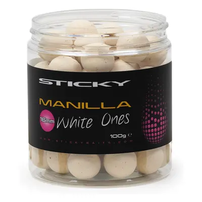 Sticky baits plovoucí boilies manilla pop-ups white ones 100 g-12 mm