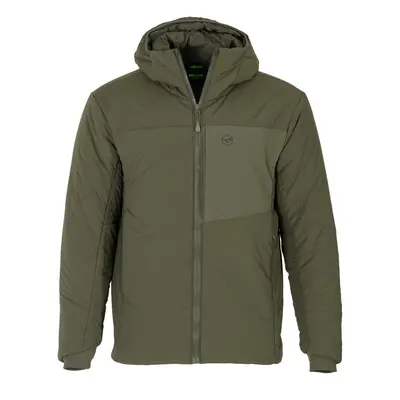 Korda bunda insulated hooded jacket dark olive - s