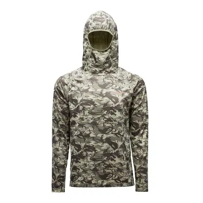 Grundéns funkční uv mikina solstrale hoody refraction camo green - xl