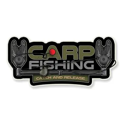 4anglersdesign samolepka 43 carp fishing catch and release