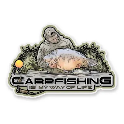 4anglersdesign samolepka 78 carpfishing is my way of life