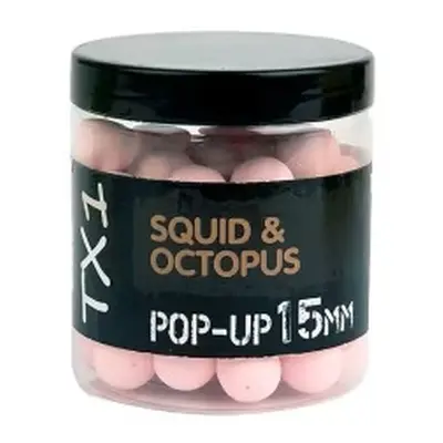 Shimano plovoucí boilie tx1 pop up squid & octopus 80 g 15 mm washed out pink