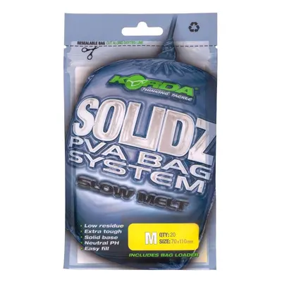 Korda pva sáček solidz slow melt pva bags - m