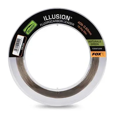 Fox fluorocarbon edges illusion leader naturals green 50 m - 0,60 mm 18,2 kg