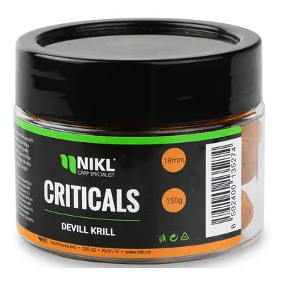 Nikl boilie criticals devill krill 150 g - 20 mm