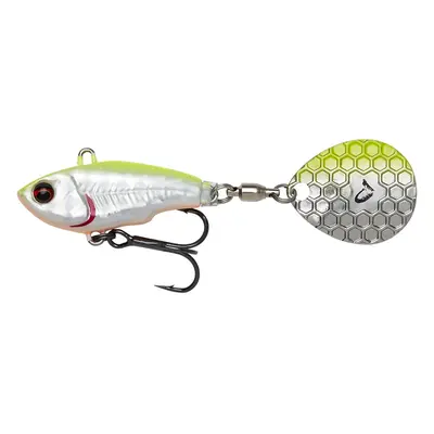 Savage gear fat tail spin sinking lemon back flash - 8 cm 24 g