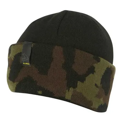 Avid carp čepice black and camo beanie