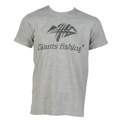 Giants fishing tričko pánské šedé camo logo - l