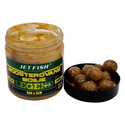 Jet fish boosterované boilie legend range rak glm 250 ml - 24 mm