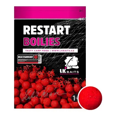 Lk baits boilie restart wild strawberry-1 kg 20 mm