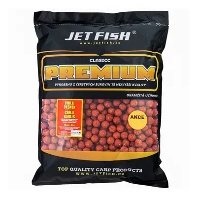 Jet fish boilie premium clasicc 5 kg 24 mm - chilli / česnek