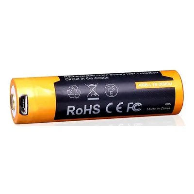 Fenix dobíjecí usb baterie 18650 2600 mah li-ion