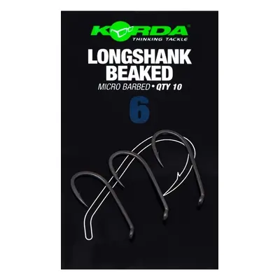 Korda háčky longshank beaked barbed 10 ks - velikost 6