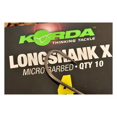 Korda háčky long shank x 10 ks - velikost 10