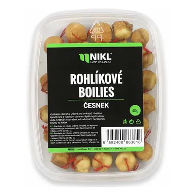 Nikl rohlíkové boilies 40 g-česnek