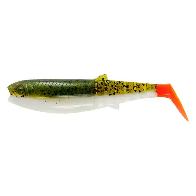 Savage gear gumová nástraha cannibal shad olive hot orange - 15 cm 33 g 2 ks